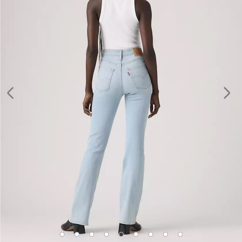Levi's Women's Sky Blue Straight Leg Jeans